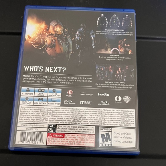 Mortal Kombat X - Sony PlayStation 4 (Rated M for Mature) Complete with Manual - Picture 4 of 5